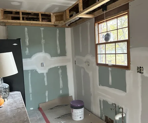 Large-Scale Drywall Work — documentary photograph 3