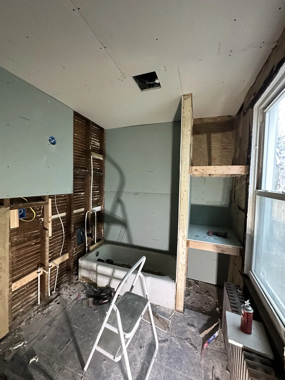 Bathroom Drywall Renovation — documentary photograph 2